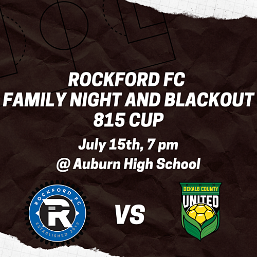 Rockford FC vs Dekalb County United poster